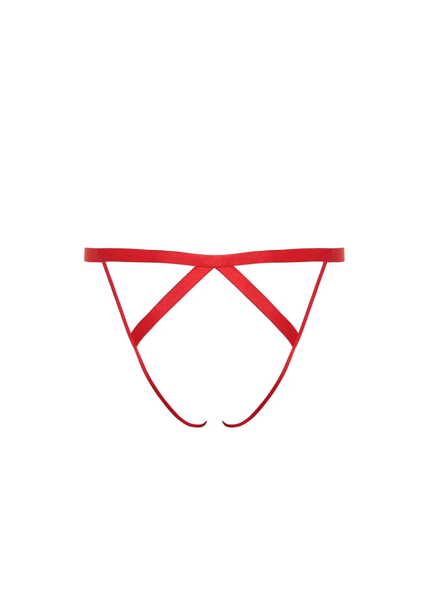 Allegra Ouvert Panty (Red)