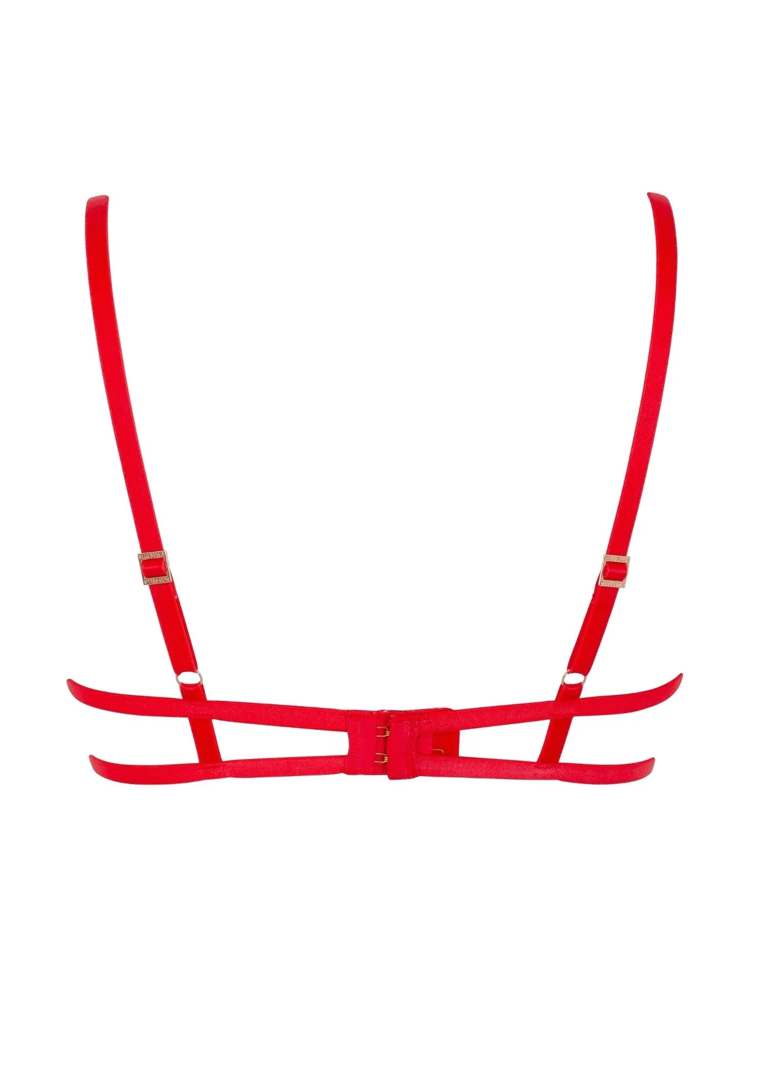 Amina (Red) Open Bra