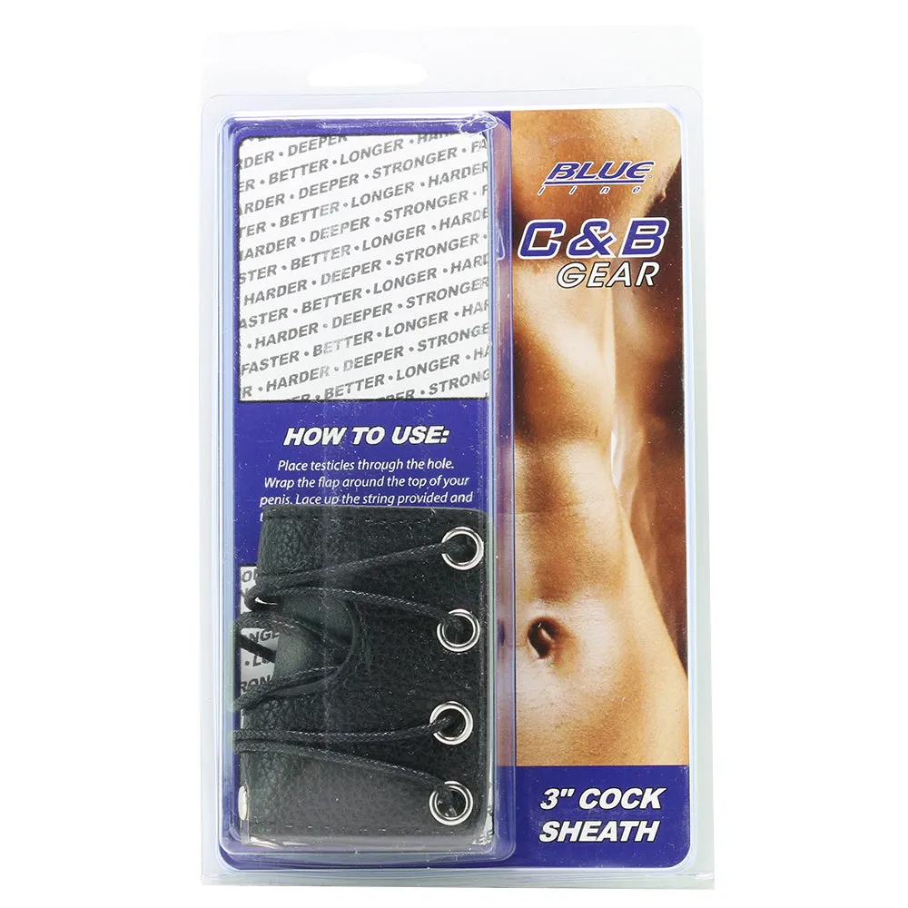 Blue Line 3 Inch Cock Sheath