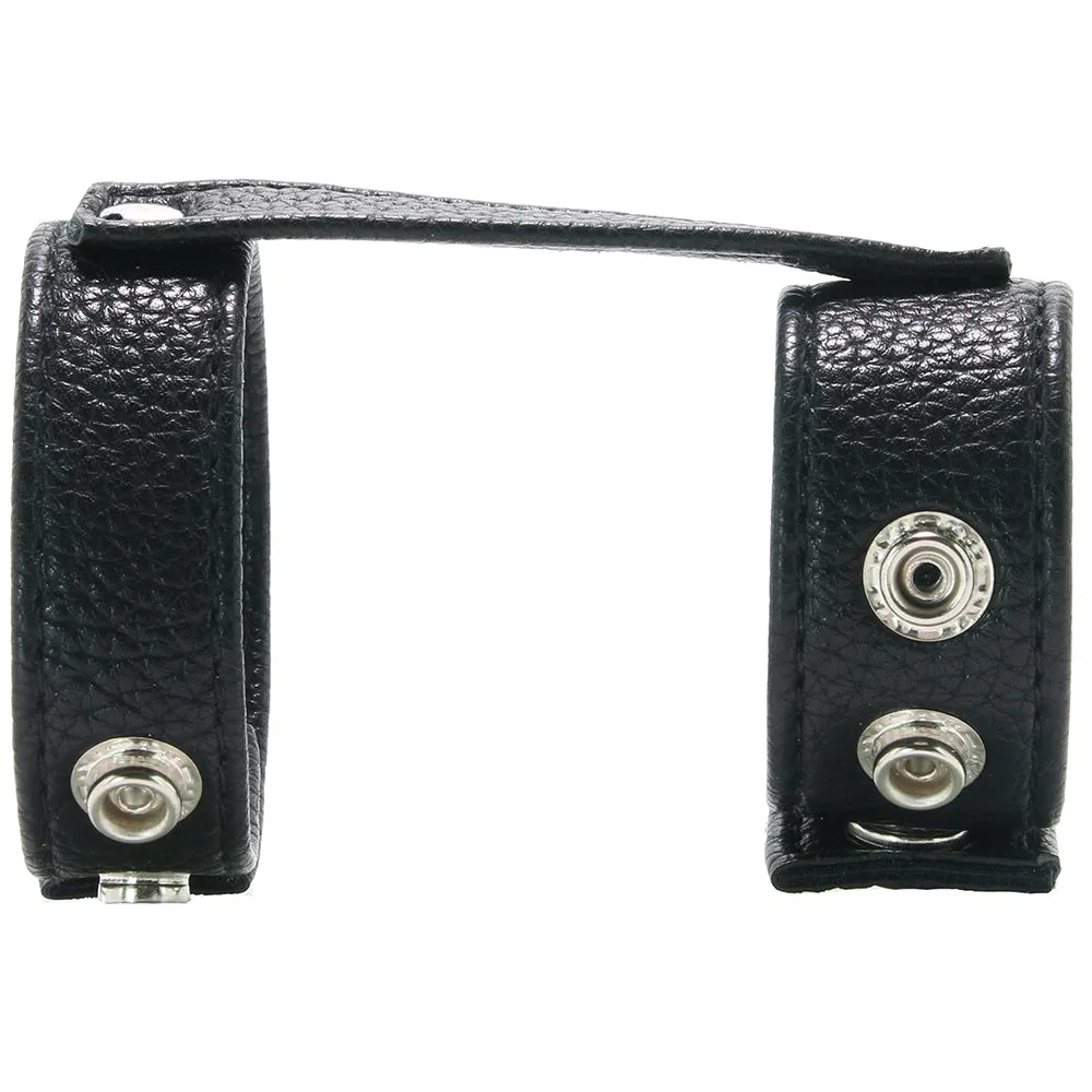 Blue Line Duo Snap Cock and Ball Ring