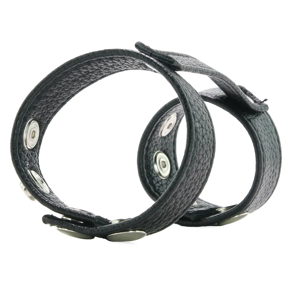 Blue Line Duo Snap Cock and Ball Ring