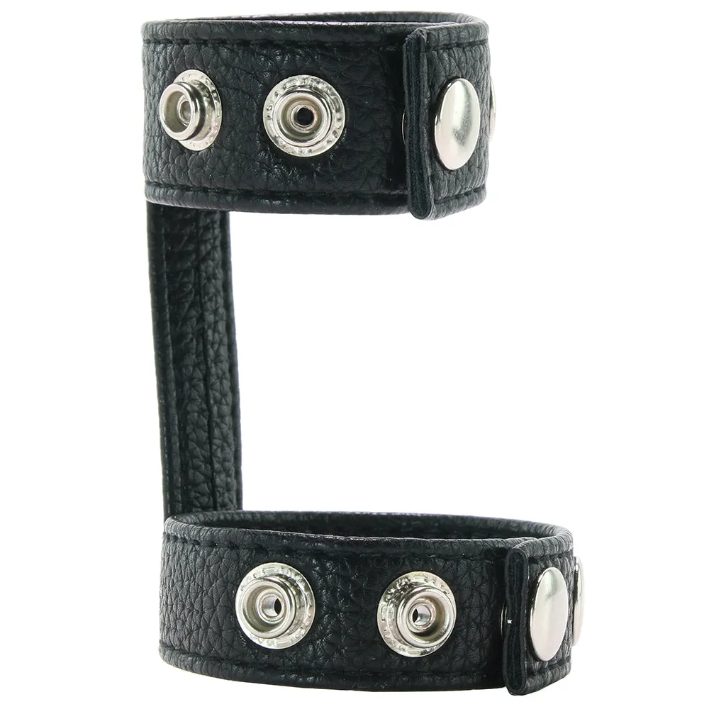 Blue Line Duo Snap Cock and Ball Ring
