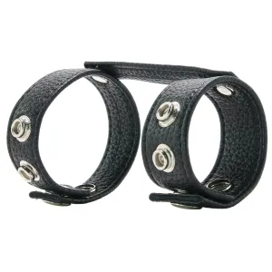 Blue Line Duo Snap Cock and Ball Ring