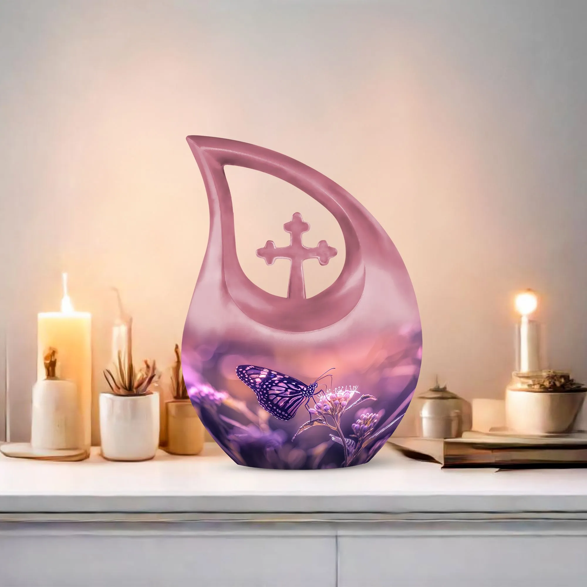 Butterfly Tribute: Personalized Memorial Urn for Loving Memories
