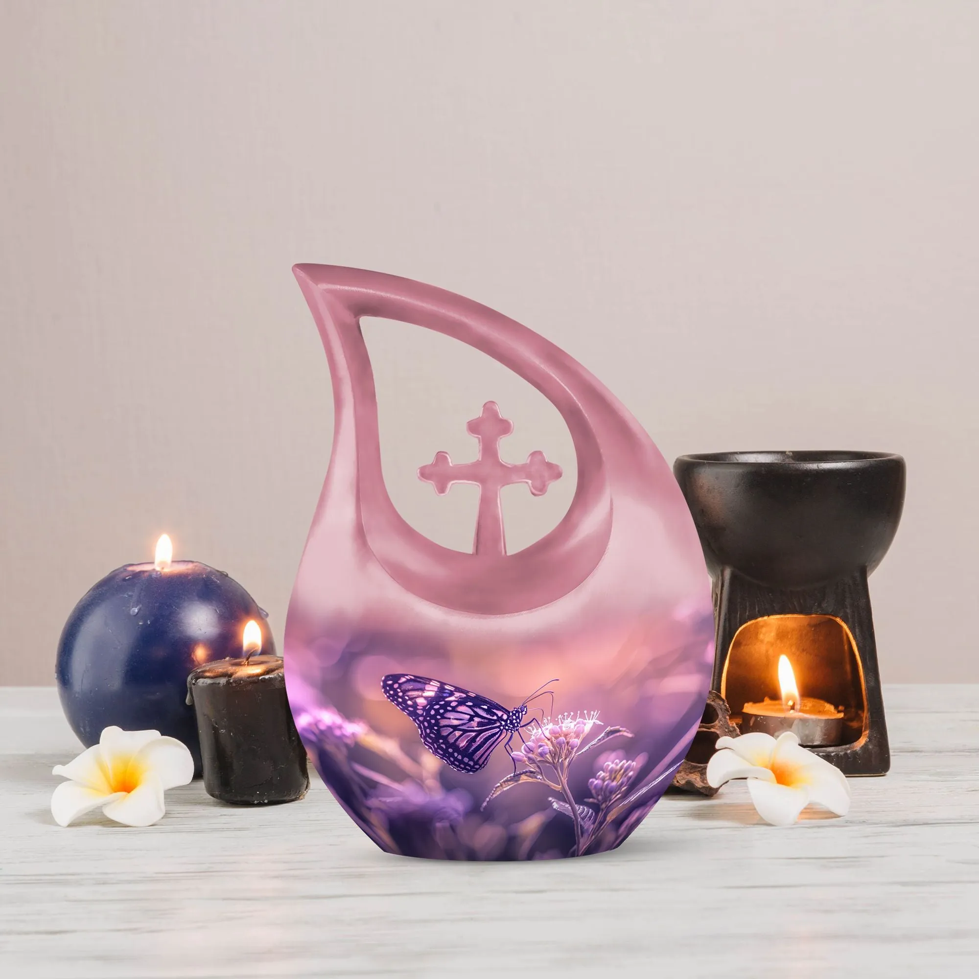 Butterfly Tribute: Personalized Memorial Urn for Loving Memories
