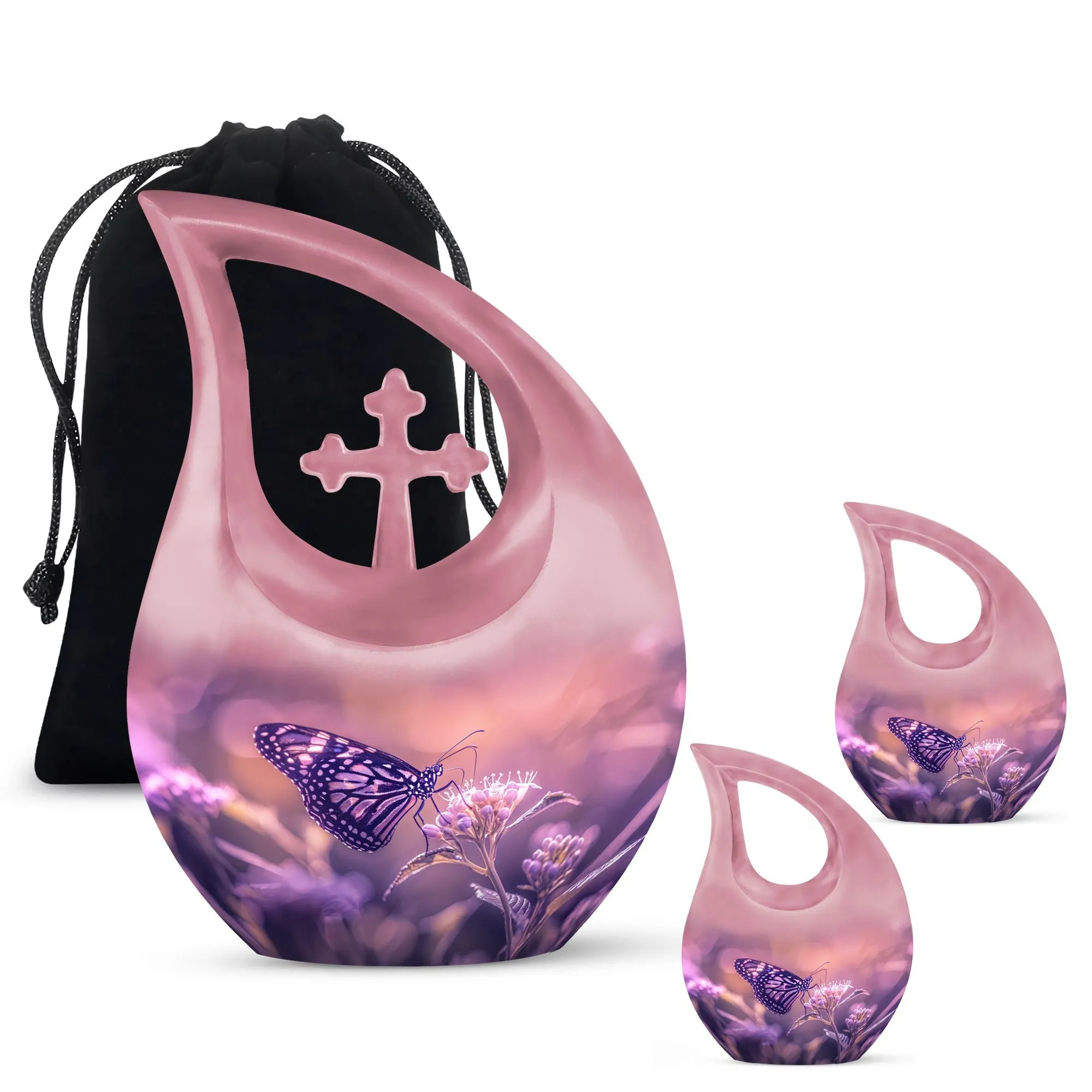 Butterfly Tribute: Personalized Memorial Urn for Loving Memories