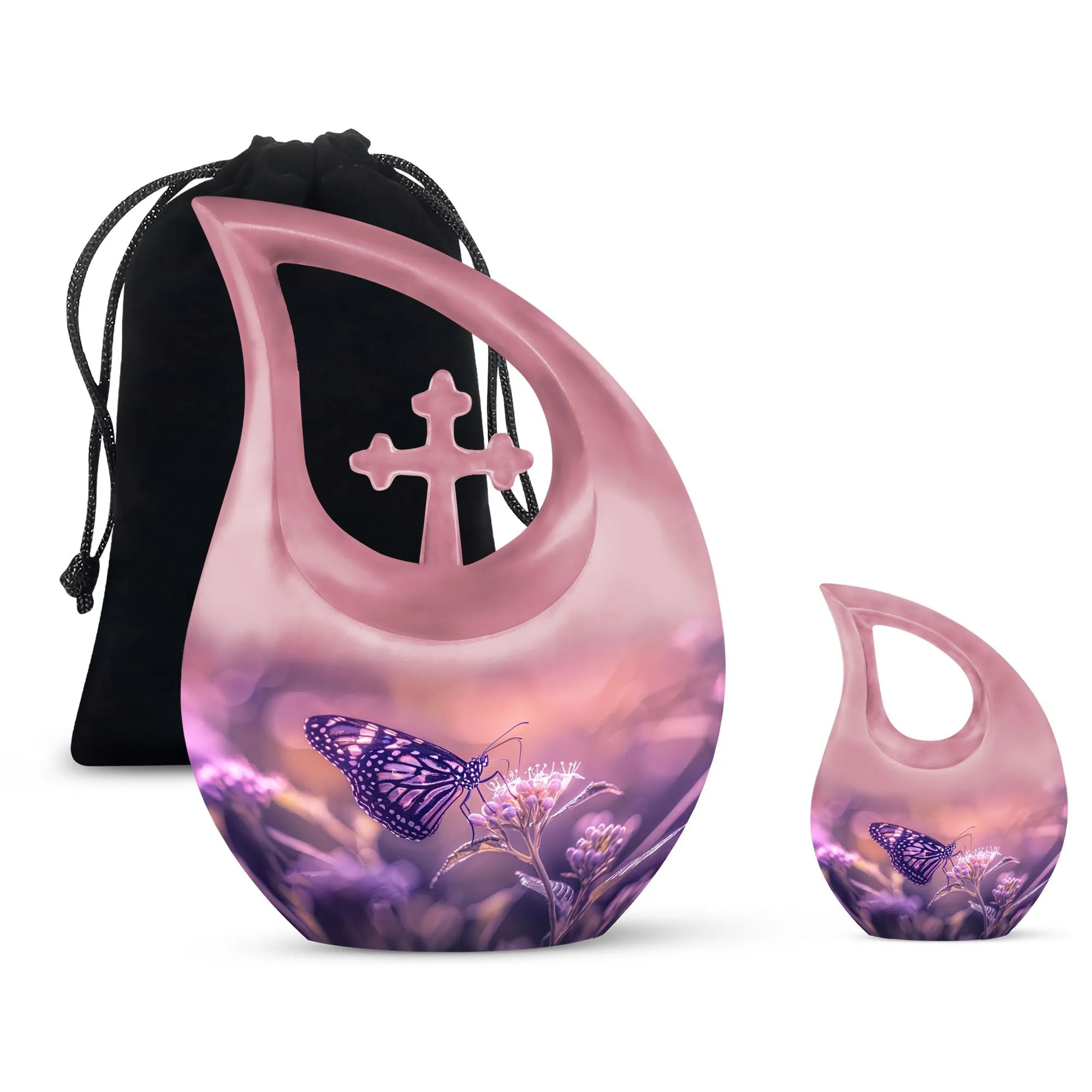 Butterfly Tribute: Personalized Memorial Urn for Loving Memories