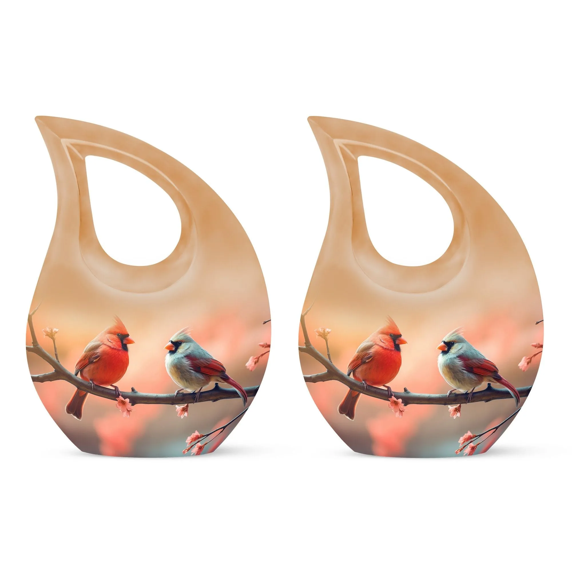Cardinal Birds Urn: Comforting Embrace Urn for Treasured Memories