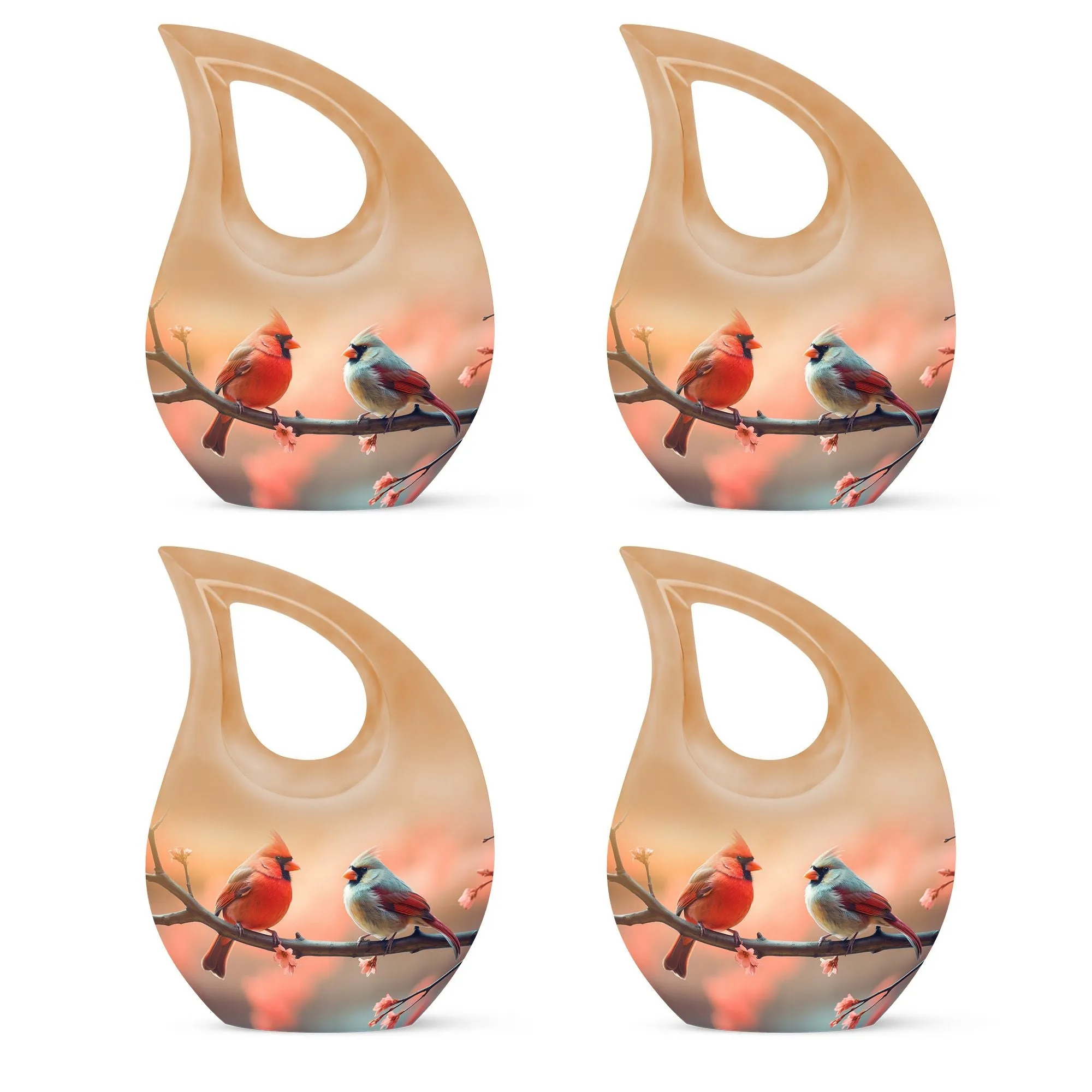 Cardinal Birds Urn: Comforting Embrace Urn for Treasured Memories