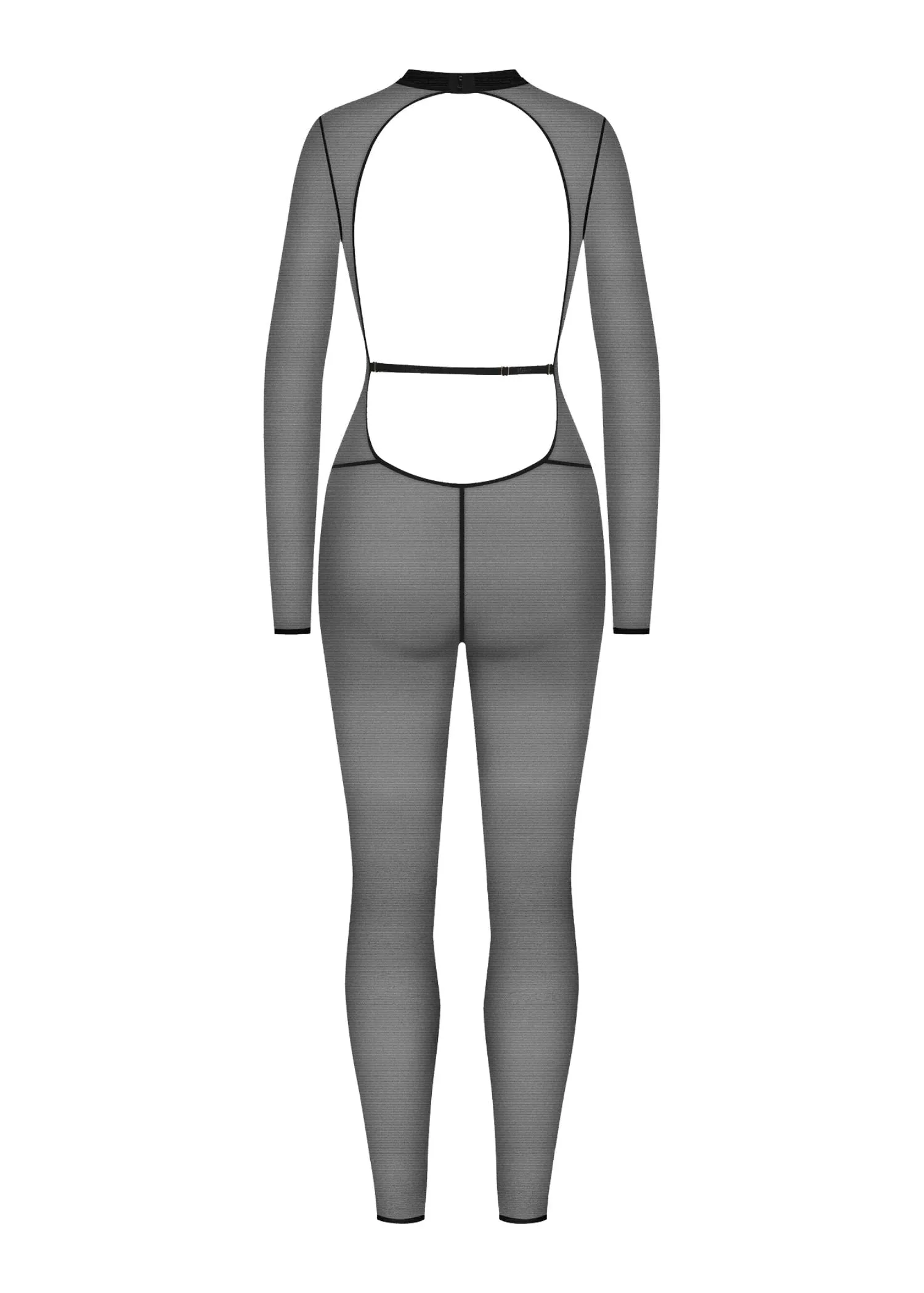Corps à Corps - Open Back Catsuit (Black)