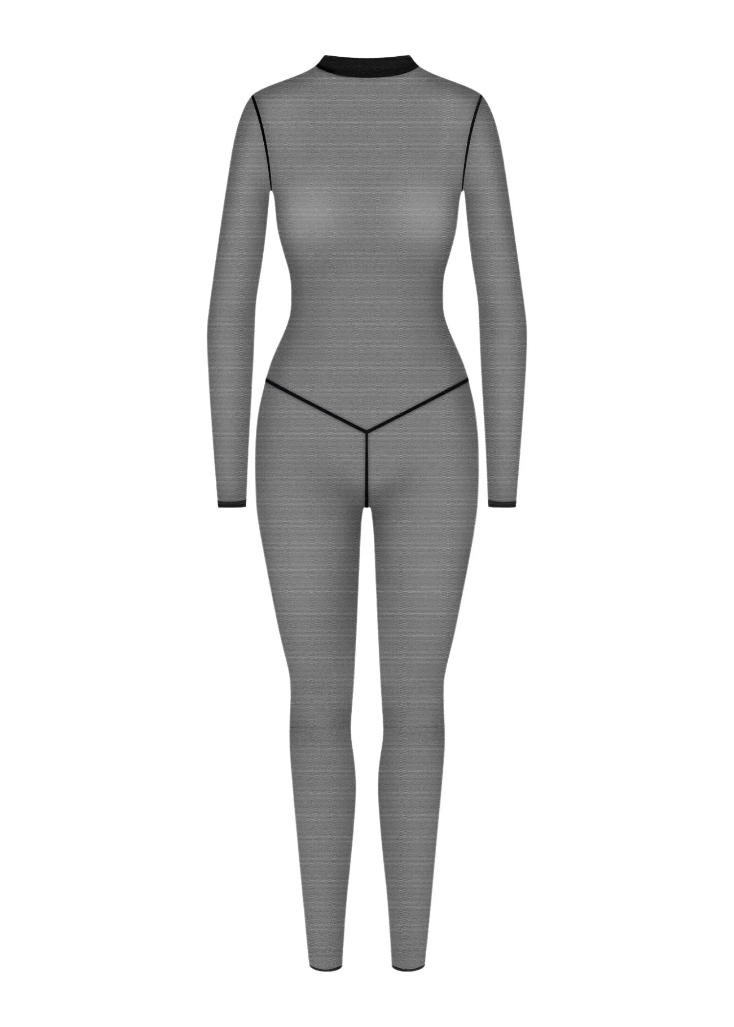 Corps à Corps - Open Back Catsuit (Black)