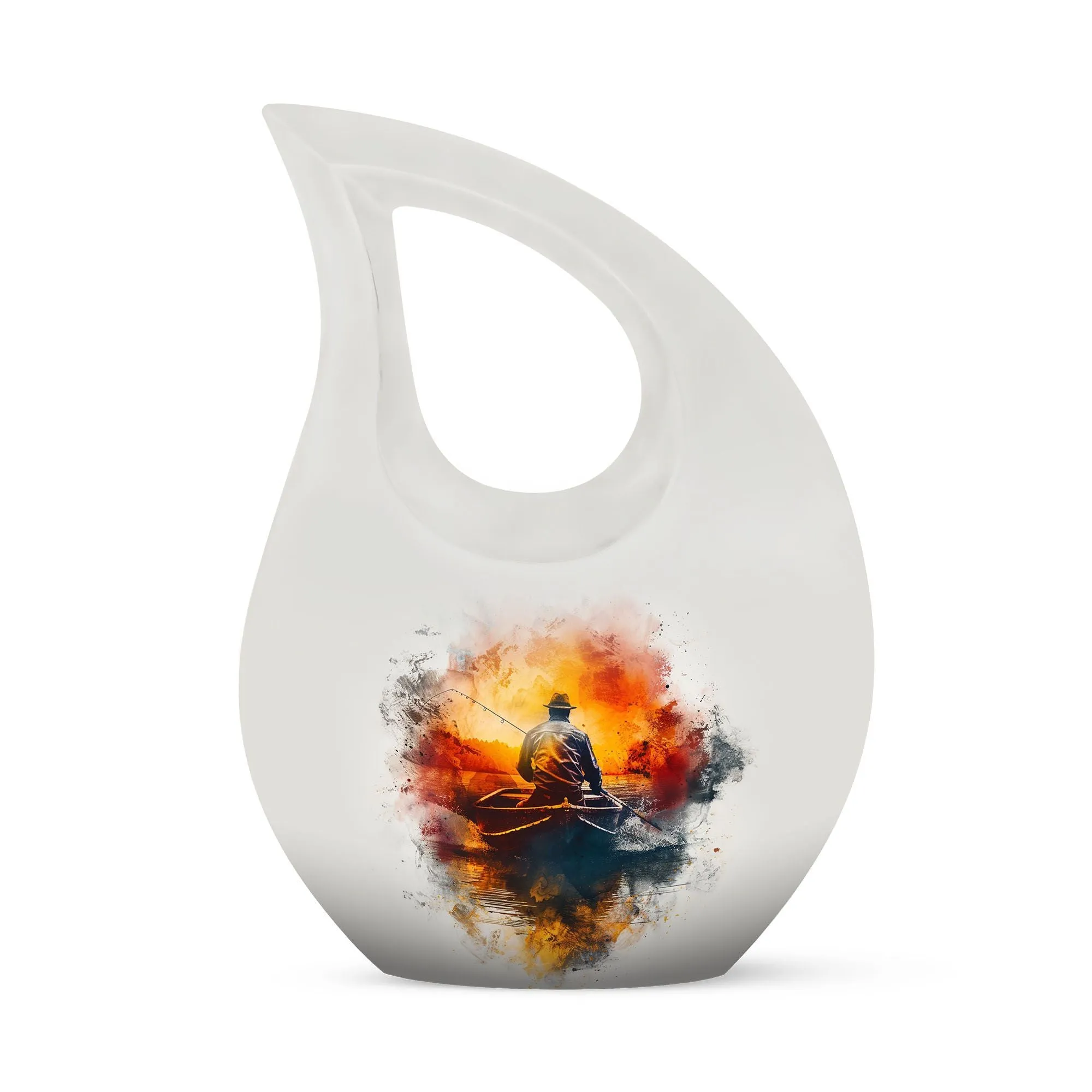 Dad & Lad Angling Tribute Urn: A Treasure for Eternity