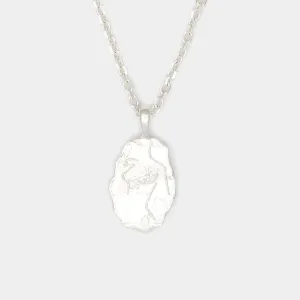 Dieu créa Necklace in Silver for Him
