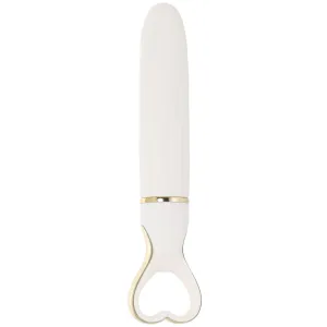 Délice Heart Throb Bullet Vibe in White Bouquet