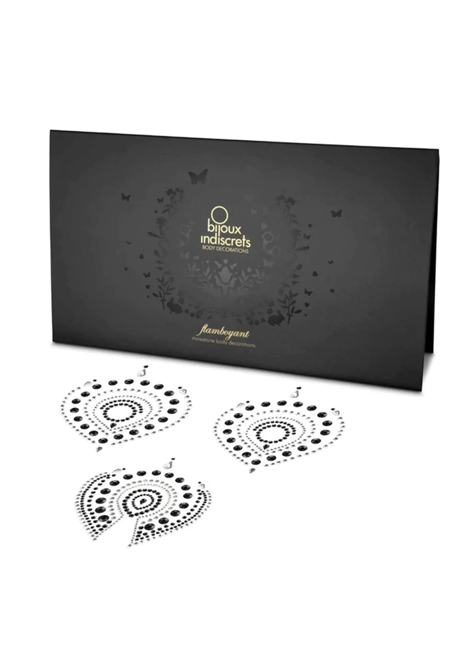 Flamboyant Body Jewellery (Black/Silver)
