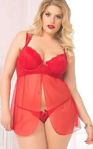 Flyaway Babydoll Plus Size