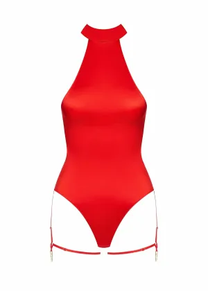 French Kiss Thong Bodysuit (Red)