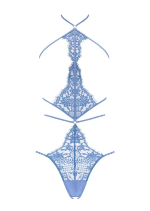 Hera Open Playsuit (Steel Blue)