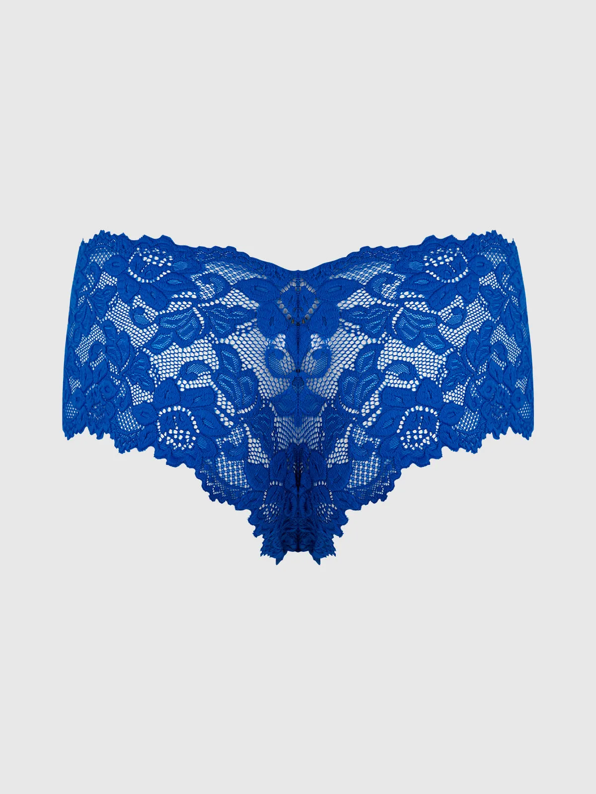 Jessica Lace Crotchless Cheeky