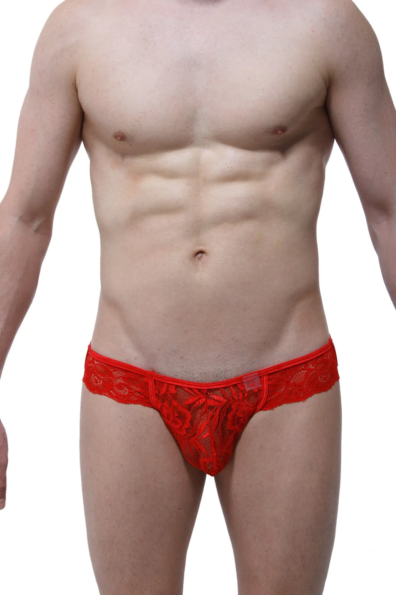 Jockstring Lace Red