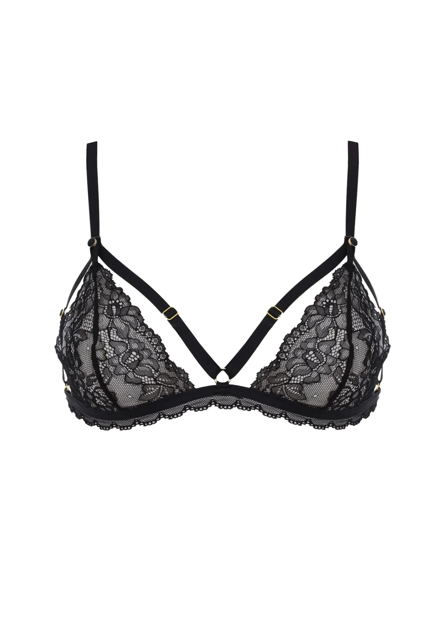 Le Petit Secret Dentelle - Openable Triangle Bra (Black)