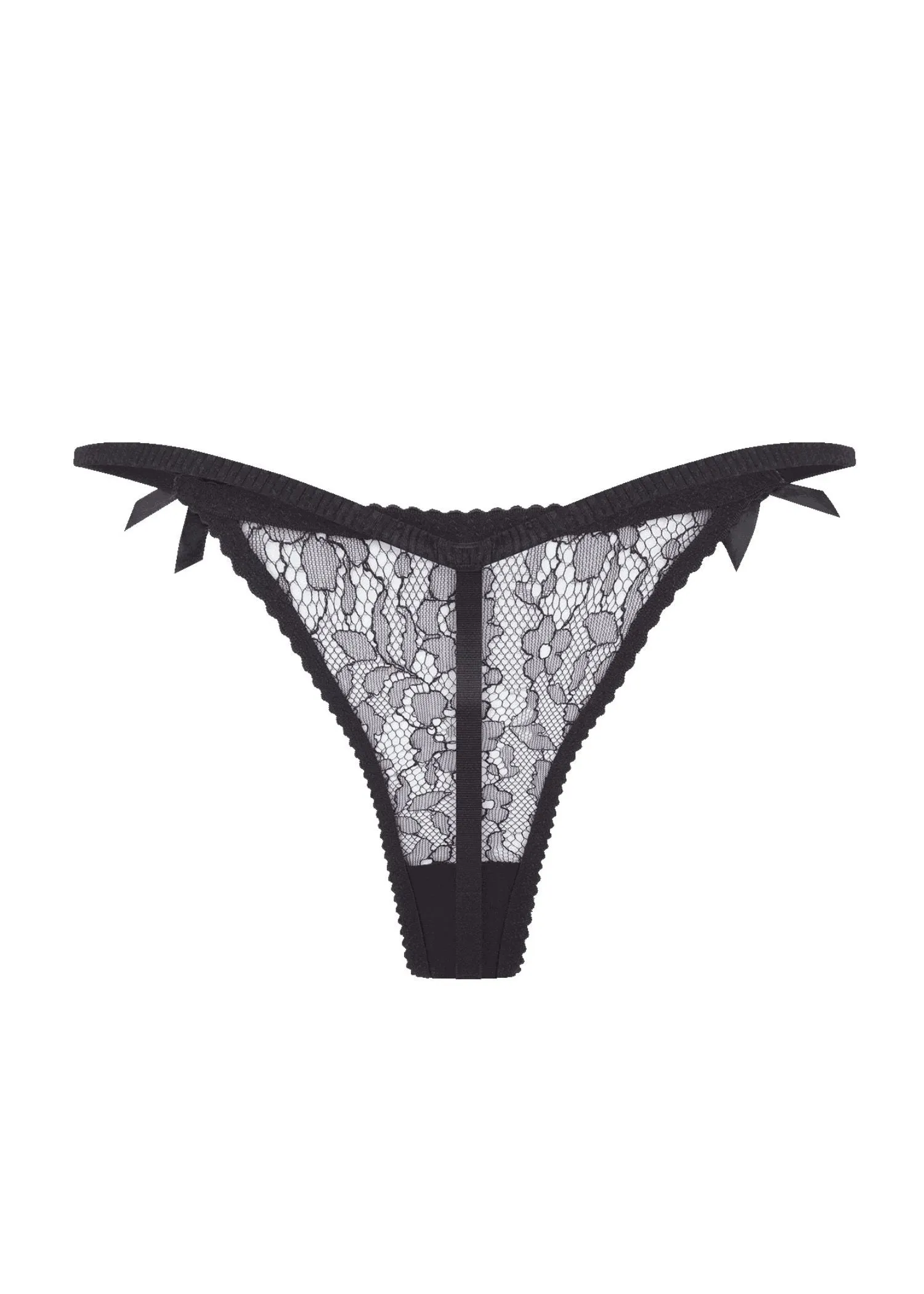 Lorna Lace Thong (Black)