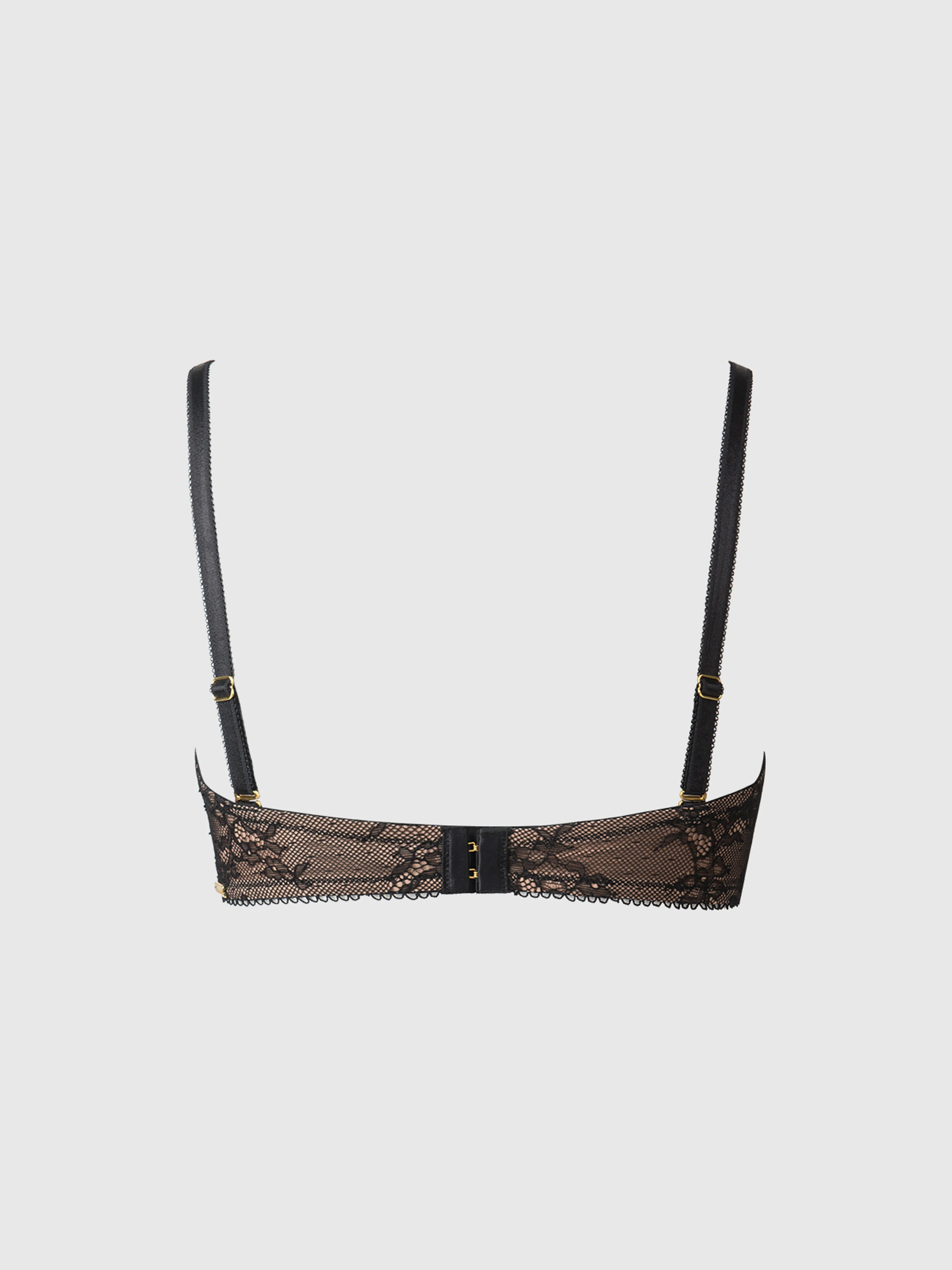 Luella Lace & Satin Demi Bra