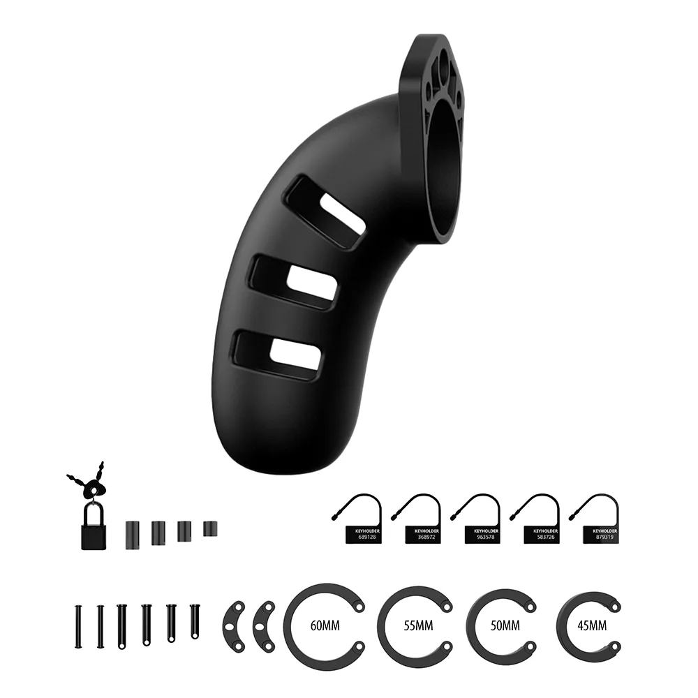 ManCage 4.5" Silicone Cock Cage - Model 21