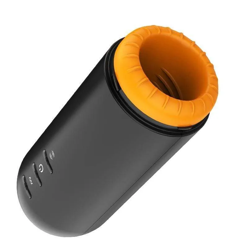 MyToys - MyRocket Clamping Vibrating Masturbation Cup (Black)
