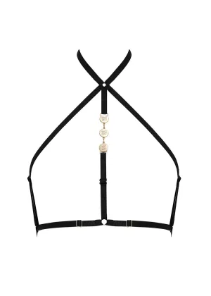 Nina Open Soft Bra (Black)
