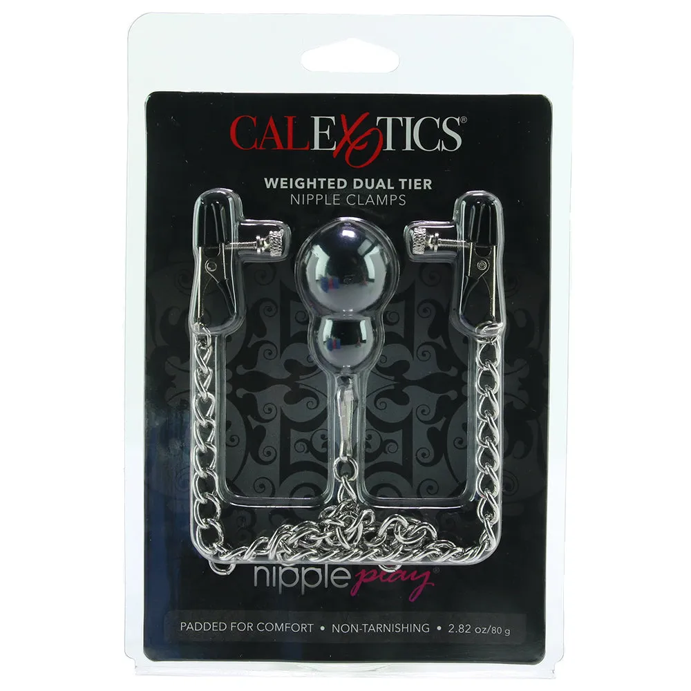 Nipple Play Weighted Dual Tier Nipple Clamps