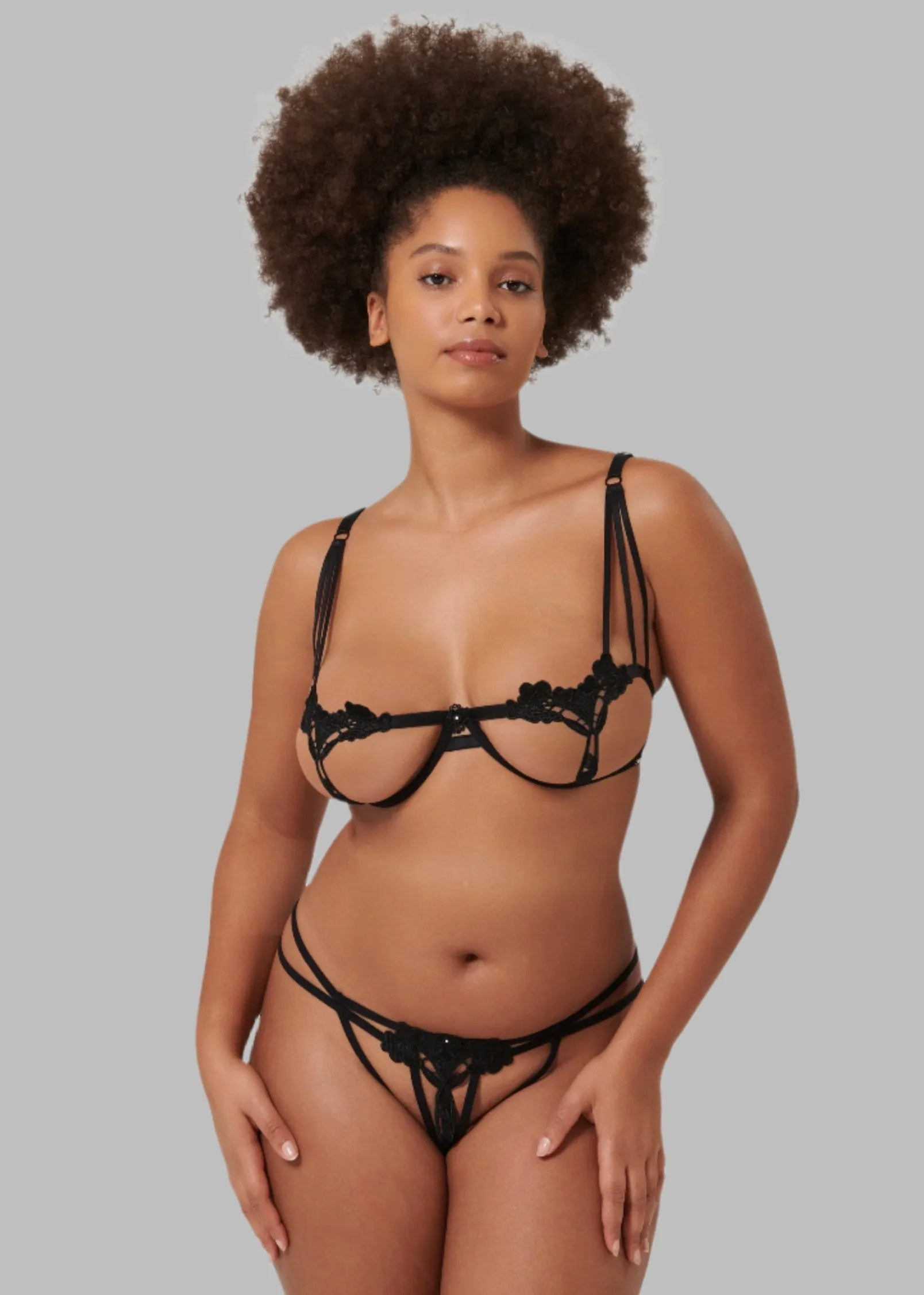 Nova Ouvert Cup Bra (Black)