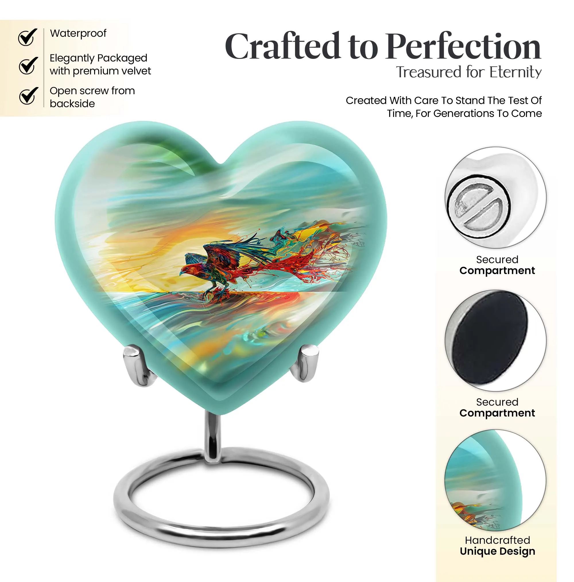 Phoenix Renaissance - Unique Masculine Cremation Urn