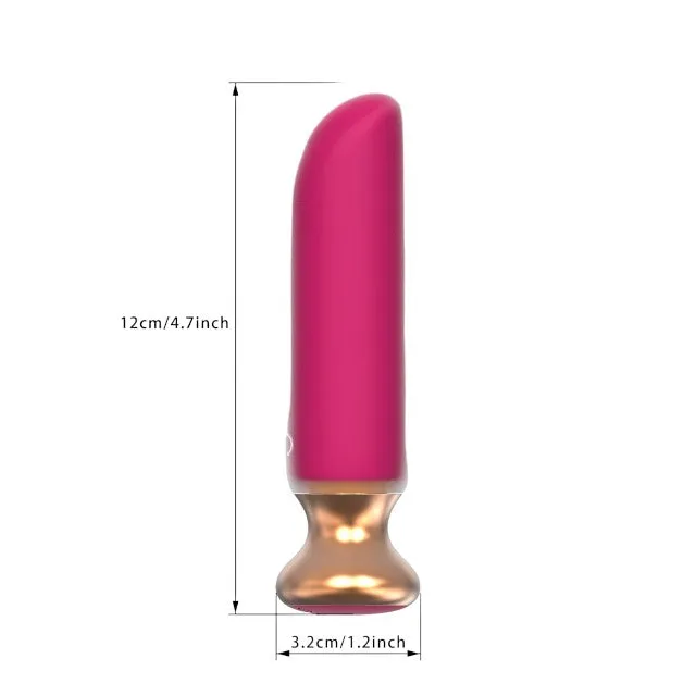 Plug anal vibrator CNT GUARD OFF Sweet Bomb Bevel. control prin aplicație. 9 funcții de vibrație. 12 cm. roz cu auriu