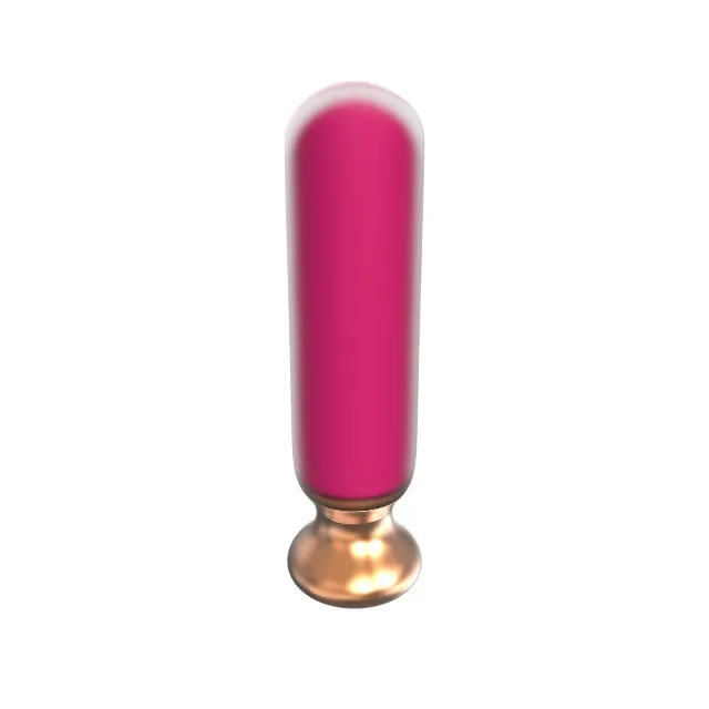 Plug anal vibrator CNT GUARD OFF Sweet Bomb Bevel. control prin aplicație. 9 funcții de vibrație. 12 cm. roz cu auriu