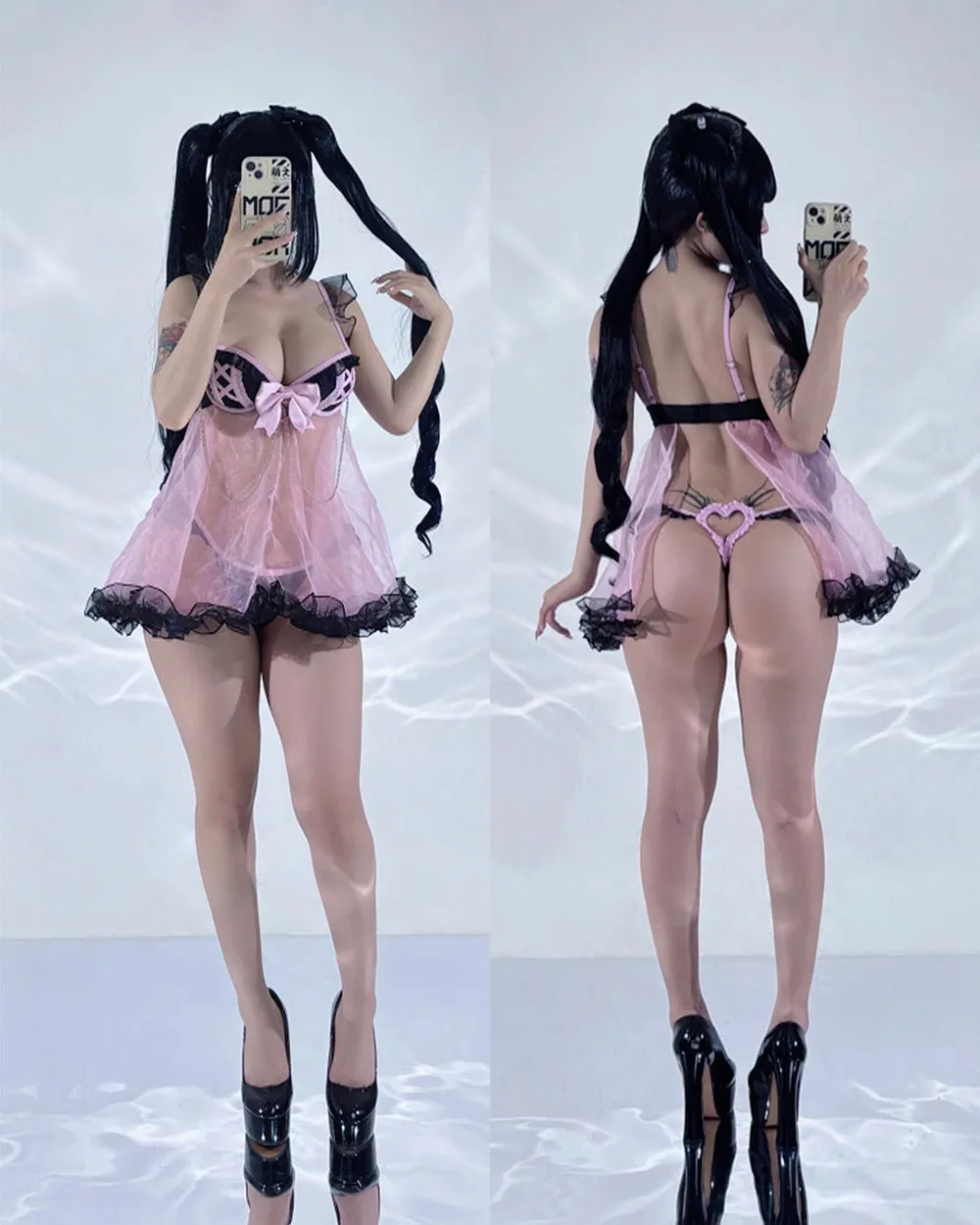 Pre-Order Jirai Kei Babydoll Lingerie Set