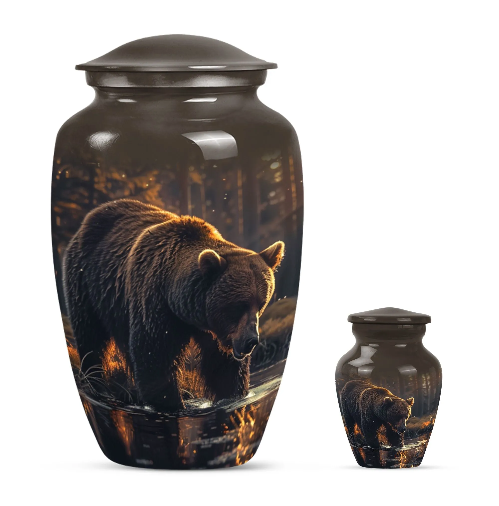 Premium Bear Cremation Urn For Cremated Human Ashes