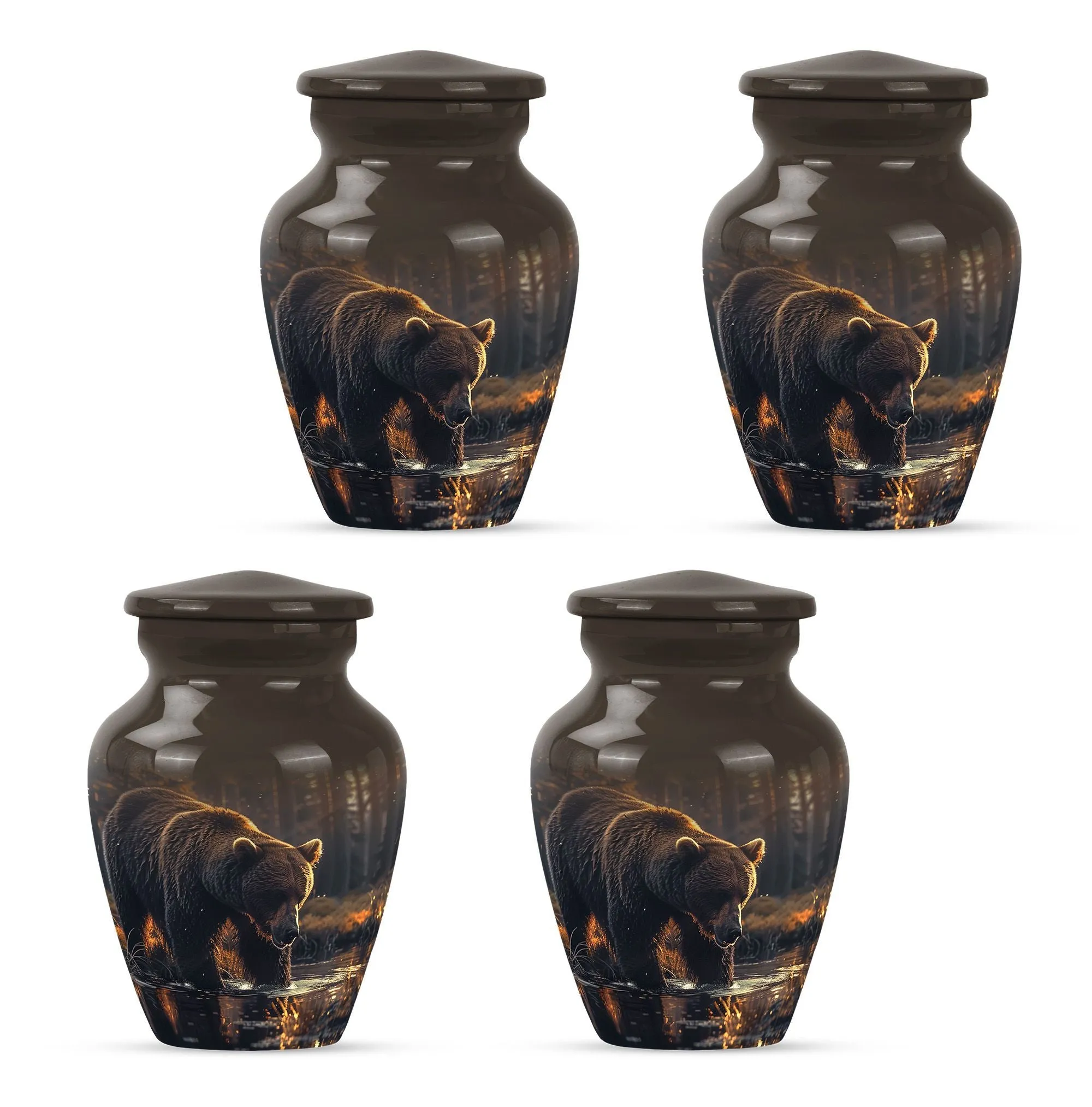 Premium Bear Cremation Urn For Cremated Human Ashes