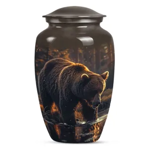 Premium Bear Cremation Urn For Cremated Human Ashes