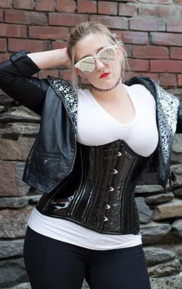 PVC Hourglass Curve Longline Underbust Corset : CS-426