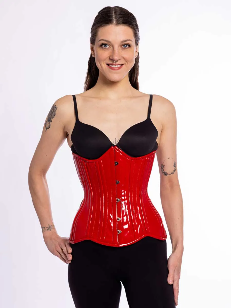PVC Hourglass Curve Longline Underbust Corset : CS-426