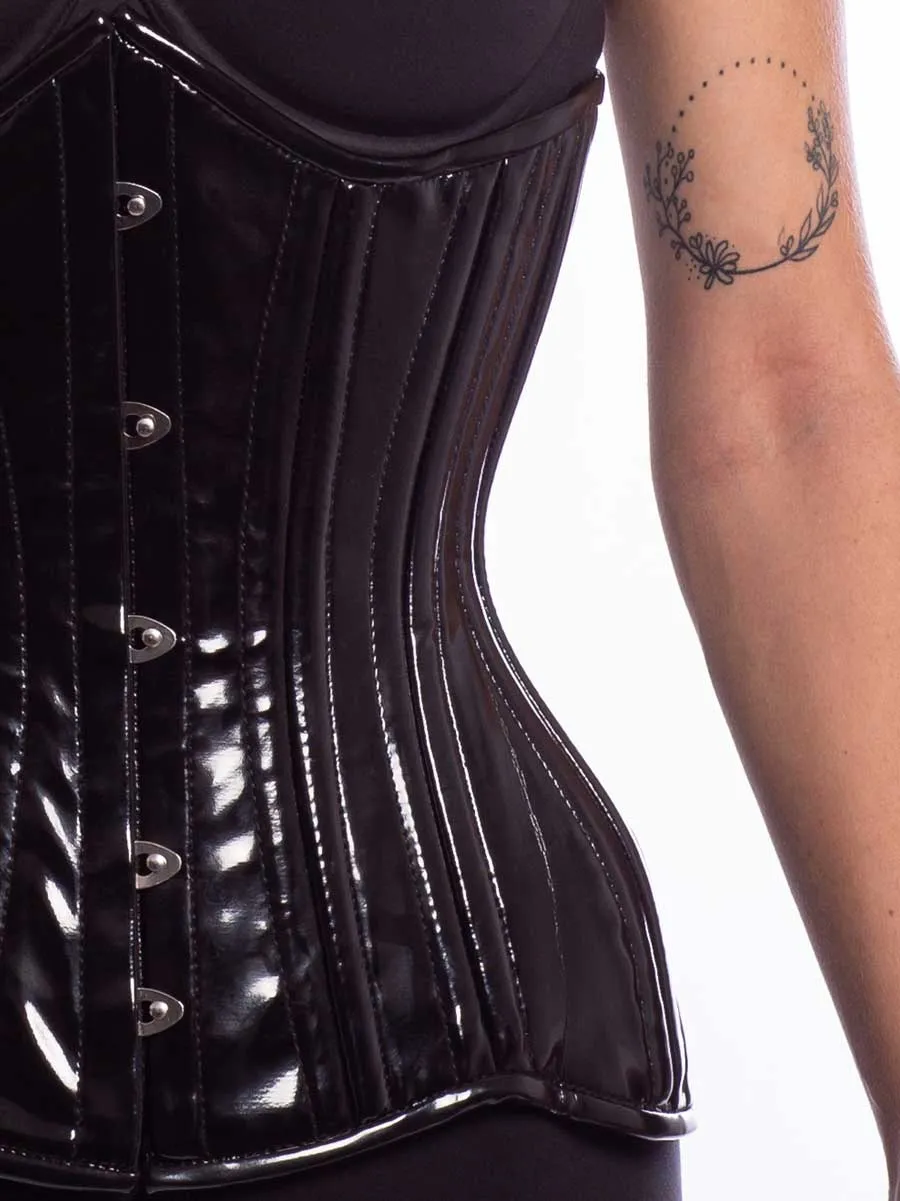 PVC Hourglass Curve Longline Underbust Corset : CS-426