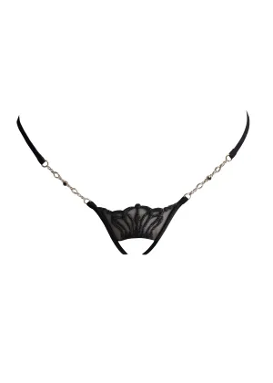 Queen of Love Crotchless Ouvert (Deep Black)