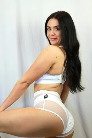 Rarr Maddox Super High Waist Short - White