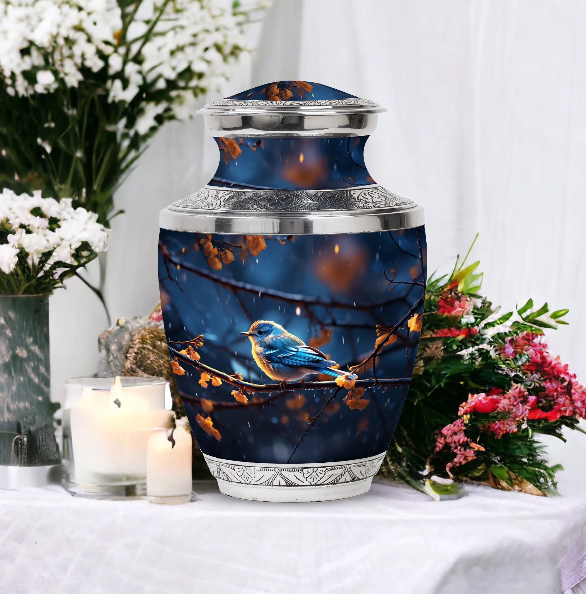 Red Sparrow Memorial: A Classy Commemoration Urn For Funeral