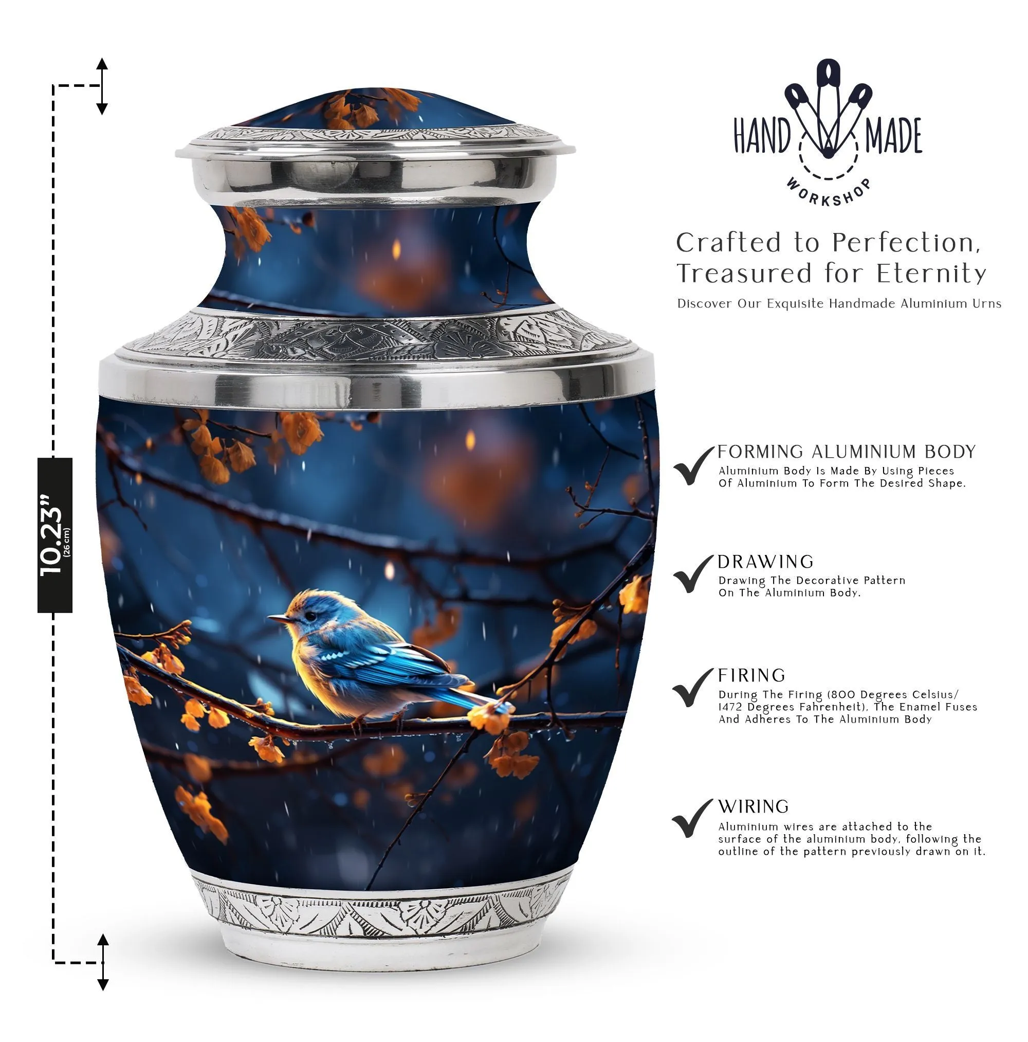 Red Sparrow Memorial: A Classy Commemoration Urn For Funeral