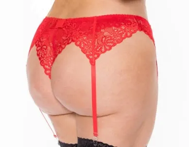 Romance Lace Garter Belt w/Boning Plus