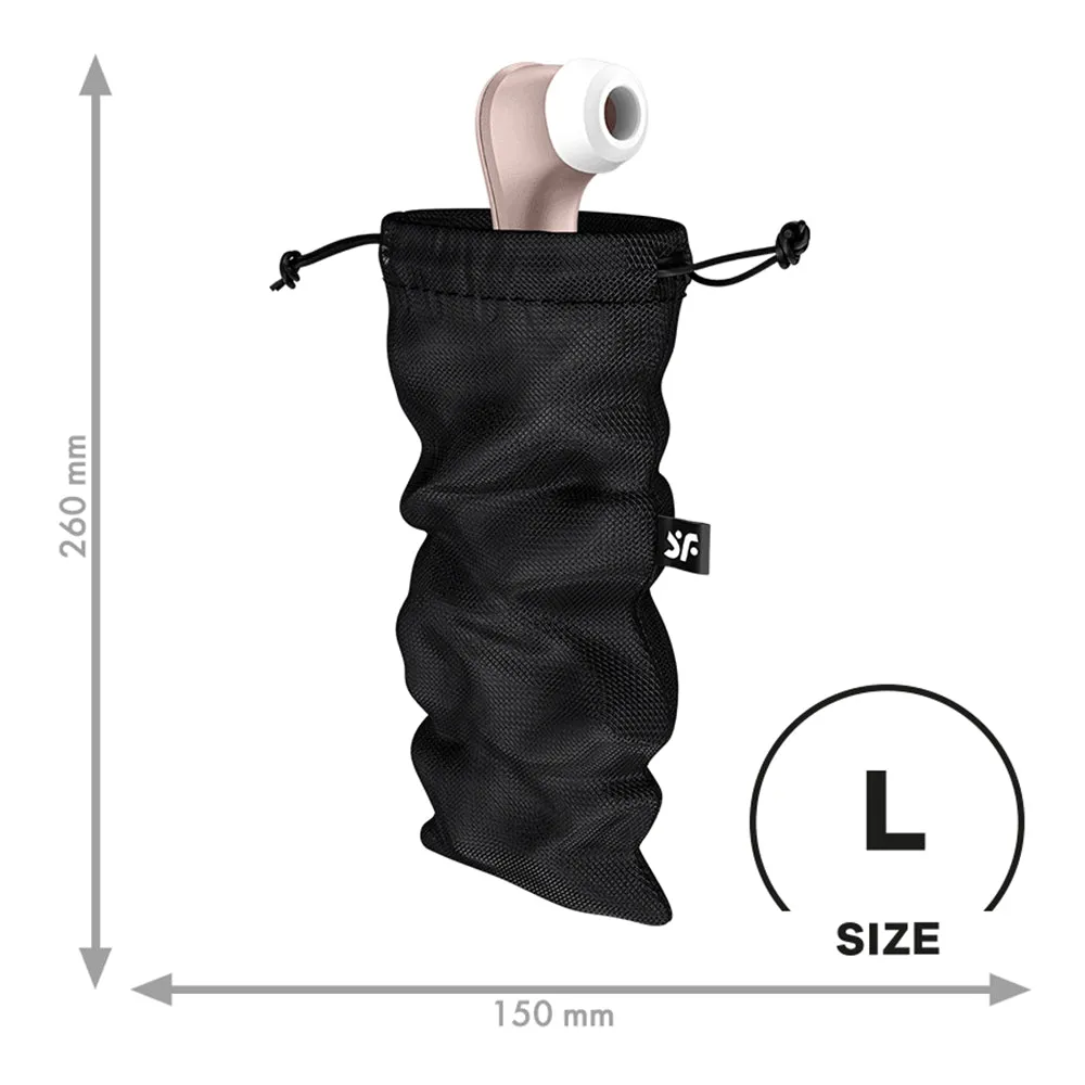 Satisfyer Treasure Bag Large Sex Toy Storage Black