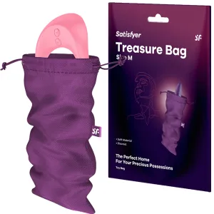 Satisfyer Treasure Bag Medium Sex Toy Storage Violet