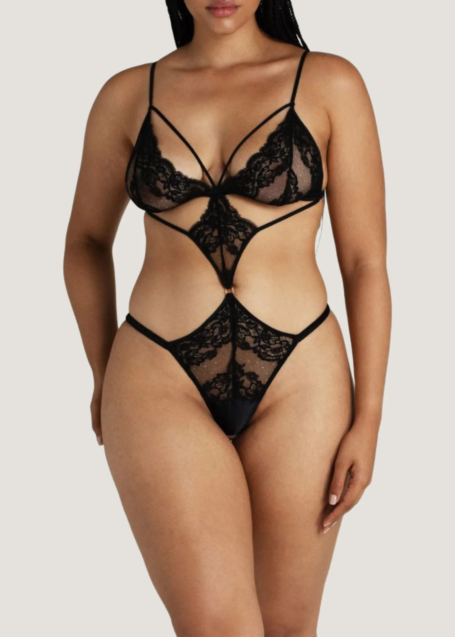 Seraphine Playsuit (Black)